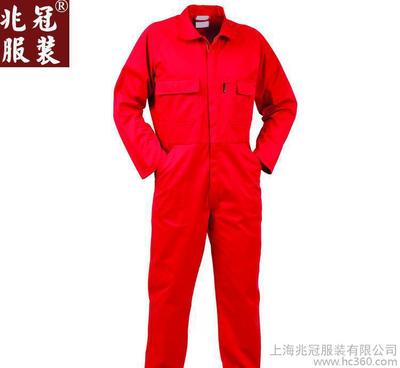 工厂定做全棉长袖连体服制作定制订做秋季工装 连体工作服